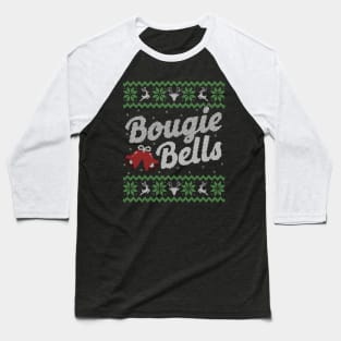 Ugly Christmas Sweater Bougie Bells Baseball T-Shirt